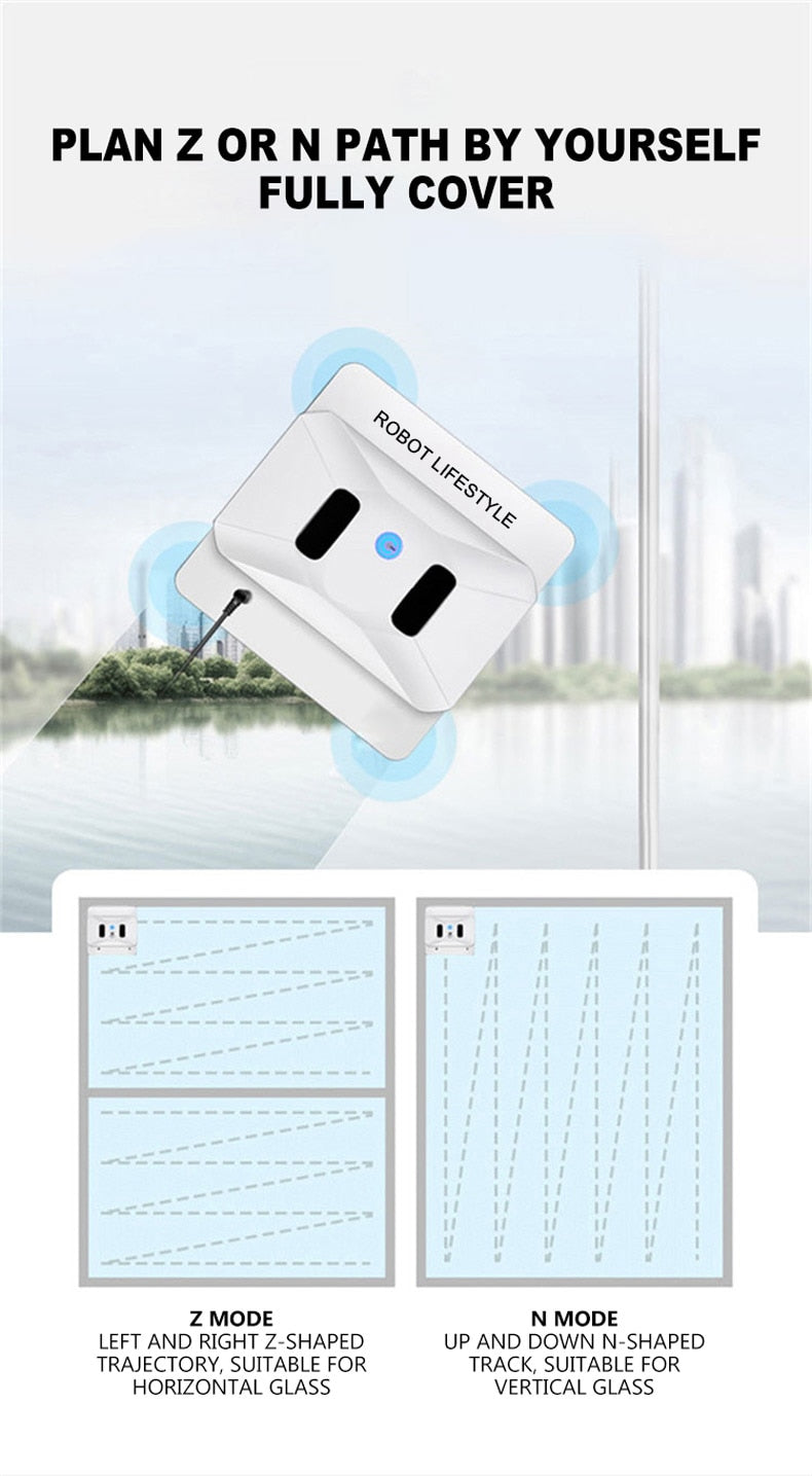 Ultrathin Smart Robot | Robotic Outdoor Window Cleaner QHC004