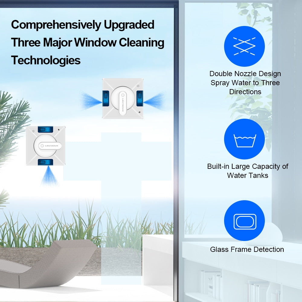 Robotic Window Cleaner | Glass Cleaning Robot | Laser Sensor | RoboWindow.com