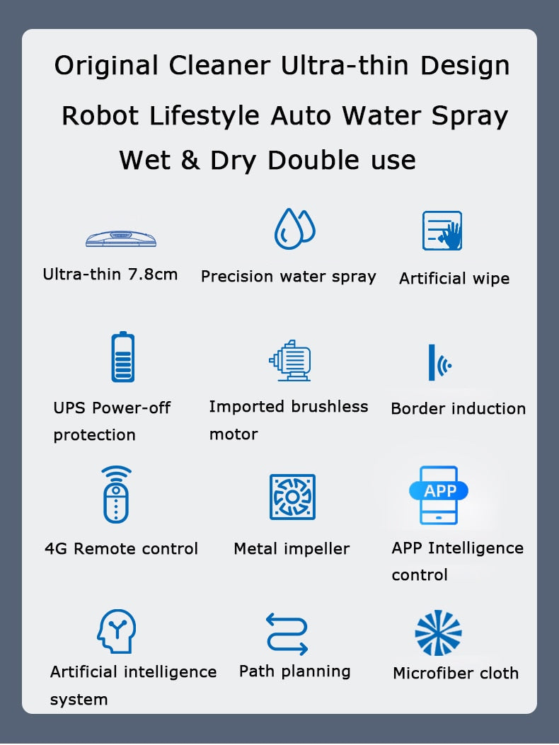 Robot Glass Cleaner | Automatic Water Spray Robotic Window Washer | RoboWindow.com