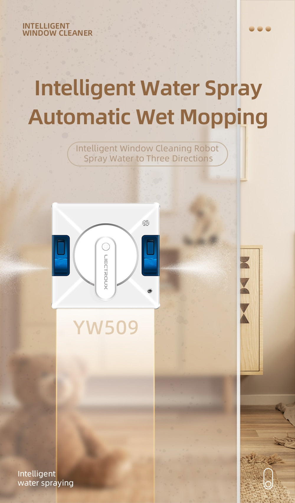 Robotic Window Cleaner | Glass Cleaning Robot | Laser Sensor | RoboWindow.com